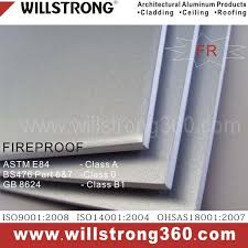Hot Item Willstrong 6mm Thickness Fireproof Aluminum Composite Panel Acp