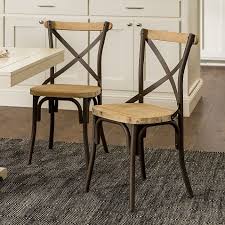 Forest Gate Reclaimed Wood Metal Dining Chairs Set Of 2 Bed Bath Beyond In 2020 Dining Chairs Metal Dining Chairs Farmhouse Dining Chairs