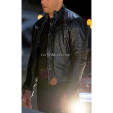 Fast And Furious 6 Vin Diesel Black Leather Jacket Leather Jacket Jackets Leather Jacket Black