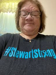 Back by popular demand…Who wants a new StewartStrong T-shirt! Special  thanks to our friend, Kristin Antilla, owner of Hello Logo, for not only  designing this newest StewartStrong shirt (blue represents colon cancer)
