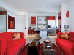 Red White Apartment Interior Decor Digsdigs Red Living Room Decor Apartment Decorating Living Best Home Interior Design