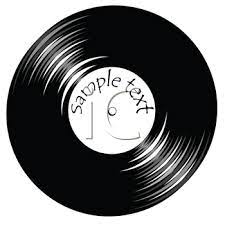 Iclipart Royalty Free Clipart Image Of A Vinyl Record With Space For Text Clip Art Free Clipart Images Youtube Channel Art