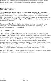 Federal Sick Leave Conversion Chart Best Picture Of Chart