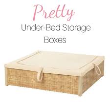 Pretty Under Bed Storage Basket Box Under Bed Storage Bed Storage Storage