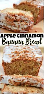 Apple Banana Bread Made With Ripe Bananas And Diced Sweet Apple Topped With A Cinnamon Streusel And Apple Banana Bread Best Banana Bread Cinnamon Banana Bread
