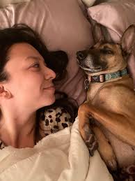 Struggling with bed space for snuggling with dogs