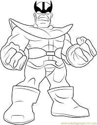 Super hero coloring sheets for kids to print printable free online superhero captain. Thanos Coloring Page For Kids Free The Super Hero Squad Show Printable Coloring Pages Online For Kids Coloringpages101 Com Coloring Pages For Kids