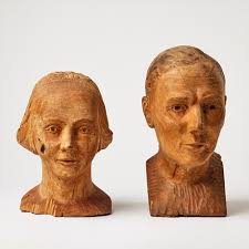 ÅKE LARSSON. ESCULTURA, PAREJA ABRAZÁNDOSE, 1980. Arte