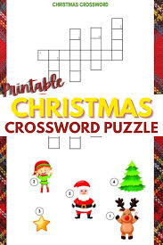 This is a challenging crossword to help students and others learn the names of the u.s. Christmas Crossword Puzzle For Kids