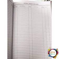 Poin lampiran pm /l1 agenda surat masuk pm 4.04/l agenda surat keluar pm 4.04/l3 buku. Buku Kiky Agenda Surat Keluar Masuk Hard Cover 100 Lembar Eceran Shopee Indonesia