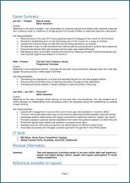 Word Cv Template Uk Format 10 Industries All Career Levels