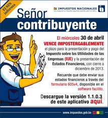 Este monto será actualizado a partir del 1 de enero de cada año por el servicio nacional de impuestos internos, de acuerdo a la variación del tipo de. El 30 De Abril Vence Plazo Para Pagar Impuesto A Las Utilidades Iue Noticias