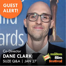 We're happy to share that Co-Director Dane Clark will also be joining us  for an audience Q&A following the film SUZE! 🎬 Don't miss your chance to  hear from Dane as he