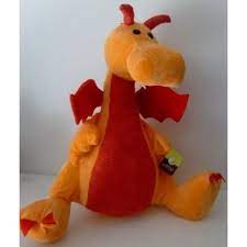 Animal Adventure Jumbo Dragon 24 Plush Orange And Red Soft Toys Making Dinosaur Stuffed Animal Animals