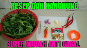 Masukkan cabai rawit dan sayur kangkung, aduk rata. Cara Memasak Cah Kangkung Tumis Kangkung By Bellivia Quincy