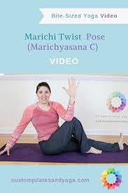 Marichyasana C Or The Marichi Twist Is A Very Accessible Twisting Yoga Posture In Fact Because It Is So Ac Yoga Postures Yoga Poses For Beginners Best Yoga