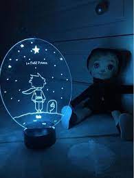 the little prince 3d little prince lamp gift idea 3d illusion light desk lamp led lamps led ni in 2021 led night lamp the little prince 3d illusions