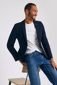 Blazer Bleu Homme Brice