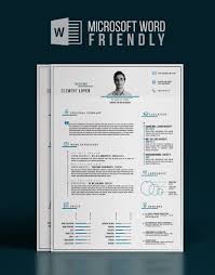 Here's how to access them. Free Precise Blue Microsoft Word Format Resume Template Creativebooster