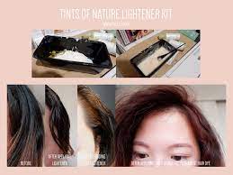 The box also contained gloves and a plastic cap. Tints Of Nature Permanent Hair Dye Lightener Kit And Hydrate Treatment Review