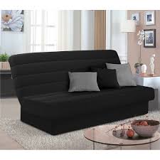 Housse De Clic Clac Matelassee Noir Housse De Canape Et Jete De Canape Decoration Textile Linge De Maison Gifi