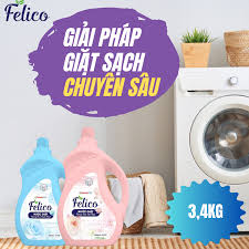 Nước giặt Felico hương hoa thanh khiết 3,4 kg - Xanh | Website