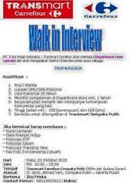 Informasi yang anda cari adalah loker transmart lampung. Loker Transmart Cilegon