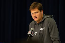 Drake Maye 'Really Impressed' With Falcons After Scouting Combine Meeting