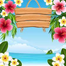 Tropical Landscape With Flowers Tropical Landscaping Flower Landscape Hawaiian Theme