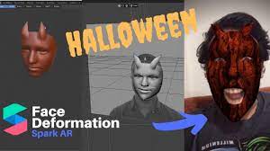 Viro media (free) — developer platform for building ar/vr applications. Spark Ar Face Deformation 3d Face Mesh Especial De Halloween Youtube