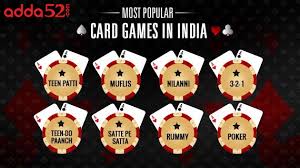 Poker is any of a number of card games in which players wager over which hand is best according to that specific game's rules in ways similar to these rankings. Popular Card Games In India Know It Before You Play Adda52 Blog