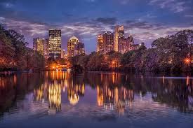 Hd Wallpaper Atlanta Georgia Usa City Lights Trees River Piedmont Park Wallpaper Flare Most of the cost is dependent on the wall's wallpaper can often be purchased and installed by the square foot. atlanta georgia usa city lights