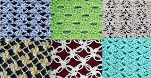 Puntos tejidos a crochet y/o ganchillo paso a paso fácil de tejer en vídeo tutorial, puntos tejidos para tejer colchita o mantita de bebe, . Seccion Coleccion De Puntos De Crochet