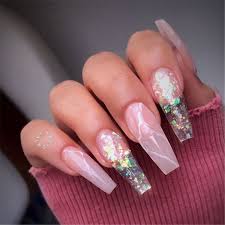 Acrylic nails coffin pink simple acrylic nails fall acrylic nails. Attractive And Simple Winter Acrylic Coffin Nails To Try This Holiday Season Winter Nails Winter Coffin Nails Designs Pretty Acrylic Nails Cute Acrylic Nails