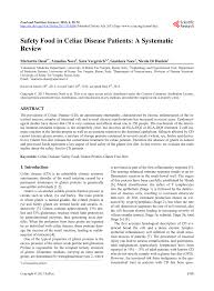 We did not find results for: Pdf Safety Food In Celiac Disease Patients A Systematic Review