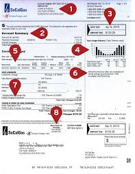 Letter to make changes on an ytility account. How To Read Your Bill Socalgas