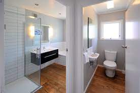 great modern small bathroom renovation ideas with fake wood floors also floating v small bathroom renovations small bathroom remodel pictures bathrooms remodel