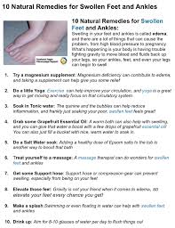 10 Natural Remedies For Swollen Feet Ankles Foot Remedies Swollen Feet Swollen Feet Remedy