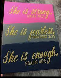 Easy cute bible verse paintings. Hand Painted And Vinyled 11x13 Scripture Canvas Etsy Canvas Painting Diy Scripture Canvas Canvas Painting Quotes