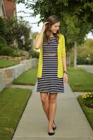 Black And White Striped Midi Dress The Lovely Lookbook Striped Dress Outfit White Striped Dress Outfit Black White Stripe Dress Outfit