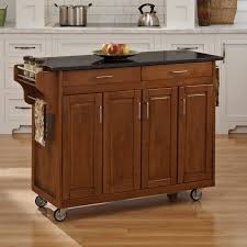 Homestyles Create A Kitchen Cart Warm Oak With Cherry Top Walmart Com Walmart Com