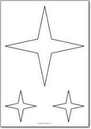 4 Pointed Star Shape Free Printables I Want This Stenciled On The Guest Bathroom Ceiling In Light Grey Star Template Printable Star Shape Star Template