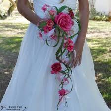 Bouquet de fleurs blanches et roses style champêtre, bouquet de mariée de roses. Epingle Sur Love