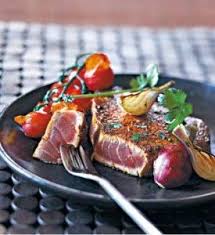 Steaks De Thon Aux Epices Preparation 15 Minutes Cuisson 10 Minutes Pour 4 Personnes 4 Paves De Thon Frais De 1 Steak De Thon Recette Recettes De Cuisine
