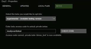 The text says enter beta access code to unlock private betas:. 0 63 At 3pm Gmt Dayz Standalone Dayzrp