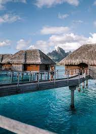 Four Seasons Bora Bora Resort A Honeymoon Dream Away Lands Four Seasons Bora Bora Bora Bora Resorts Bora Bora Honeymoon
