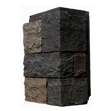 Nextstone Castle Rock Ashford Charcoal 11 In X 7 In Faux Stone Siding Corner 4 Pack Stone Siding Faux Stone Siding Stone Siding Panels