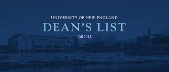 UNE announces Fall 2022 Dean's List