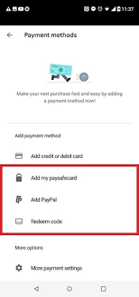 Offrir une carte cadeau le pot commun : Comment Ajouter Ou Supprimer Un Mode De Paiement Dans Google Play