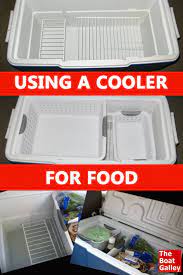 How To Use An Ice Box Cooler For Food Storage The Boat Galley Diy Camping Camping Supplies Camping Meals